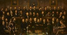 Chess players (1874-1880) par Anthony Rosenbaum. © National Portrait Gallery, London